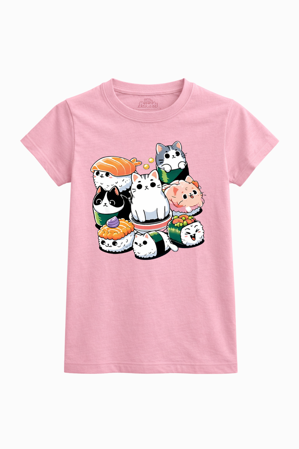 Cute Kawaii Sushi Cats Kids T-Shirt