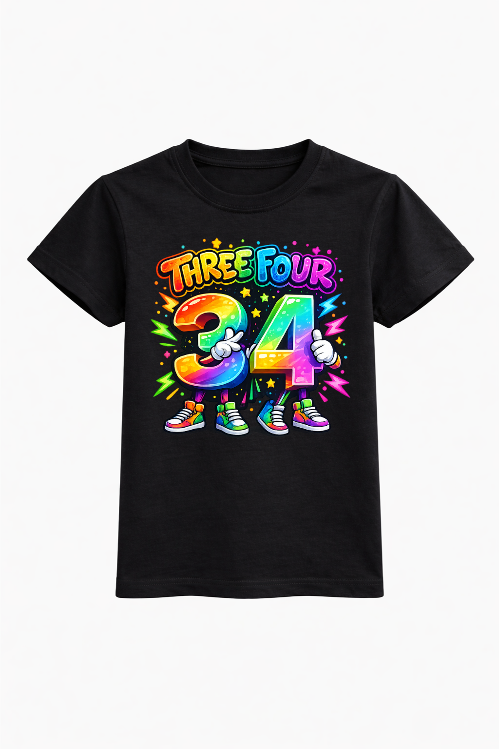 Three Four Friends Birthday Tee