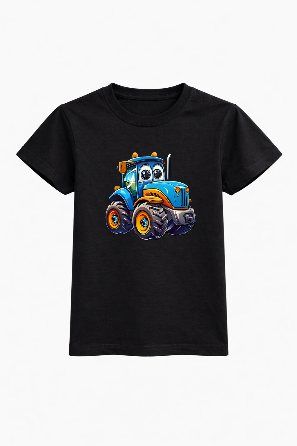 Happy Tractor Graphic Cotton Tee