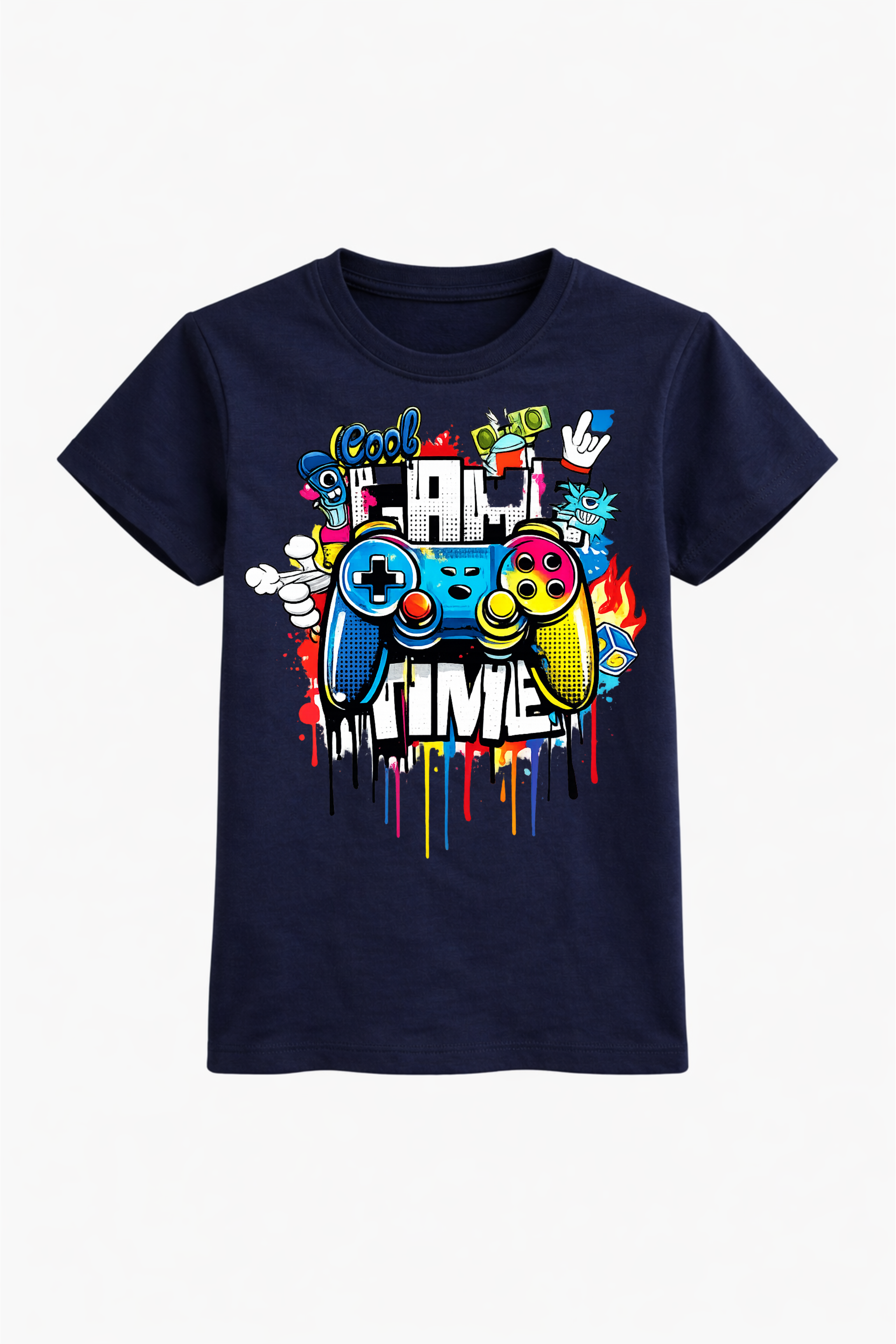 Graffiti Cool Game Time Graphic Tee
