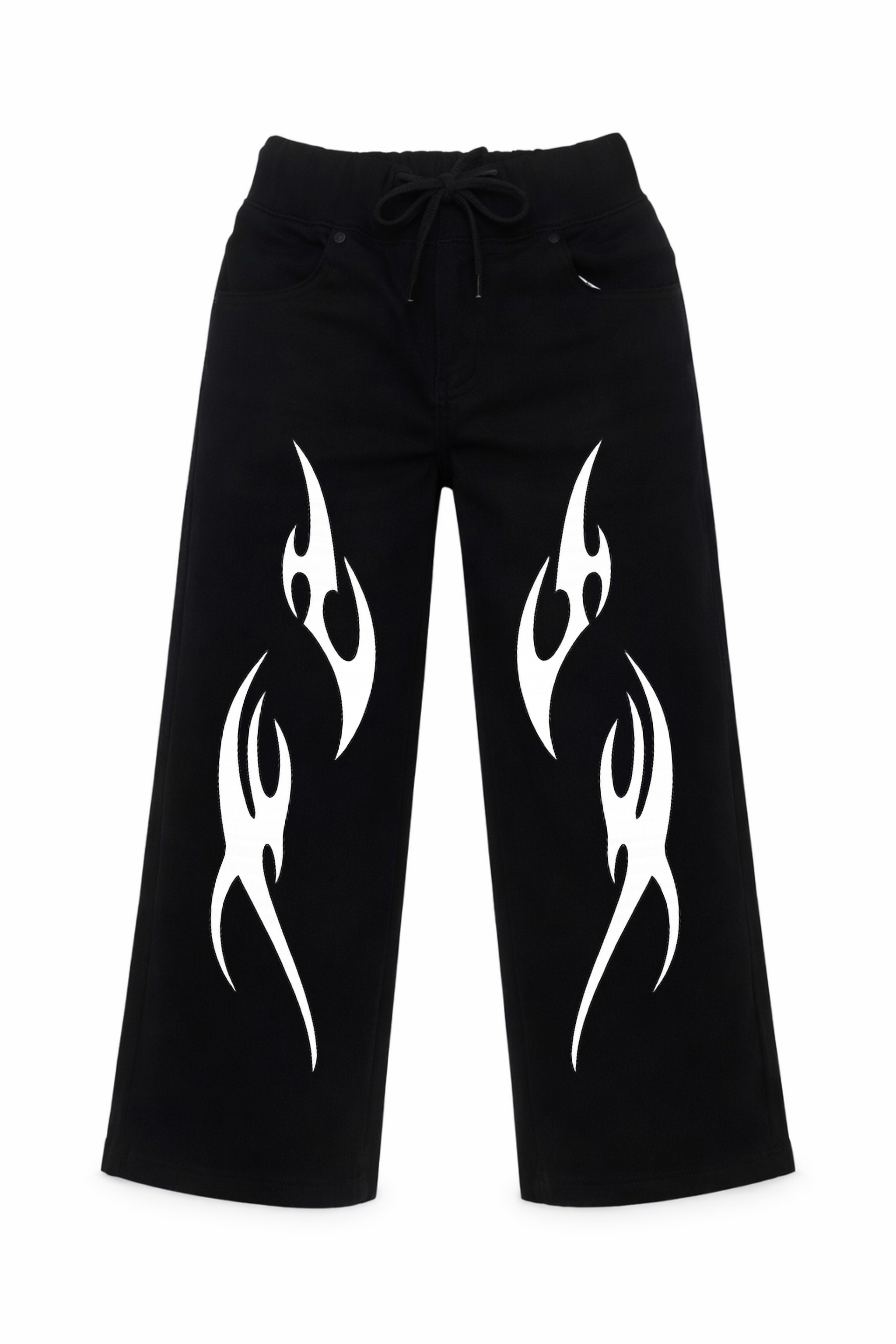 Flame Tribal Denim Jeans