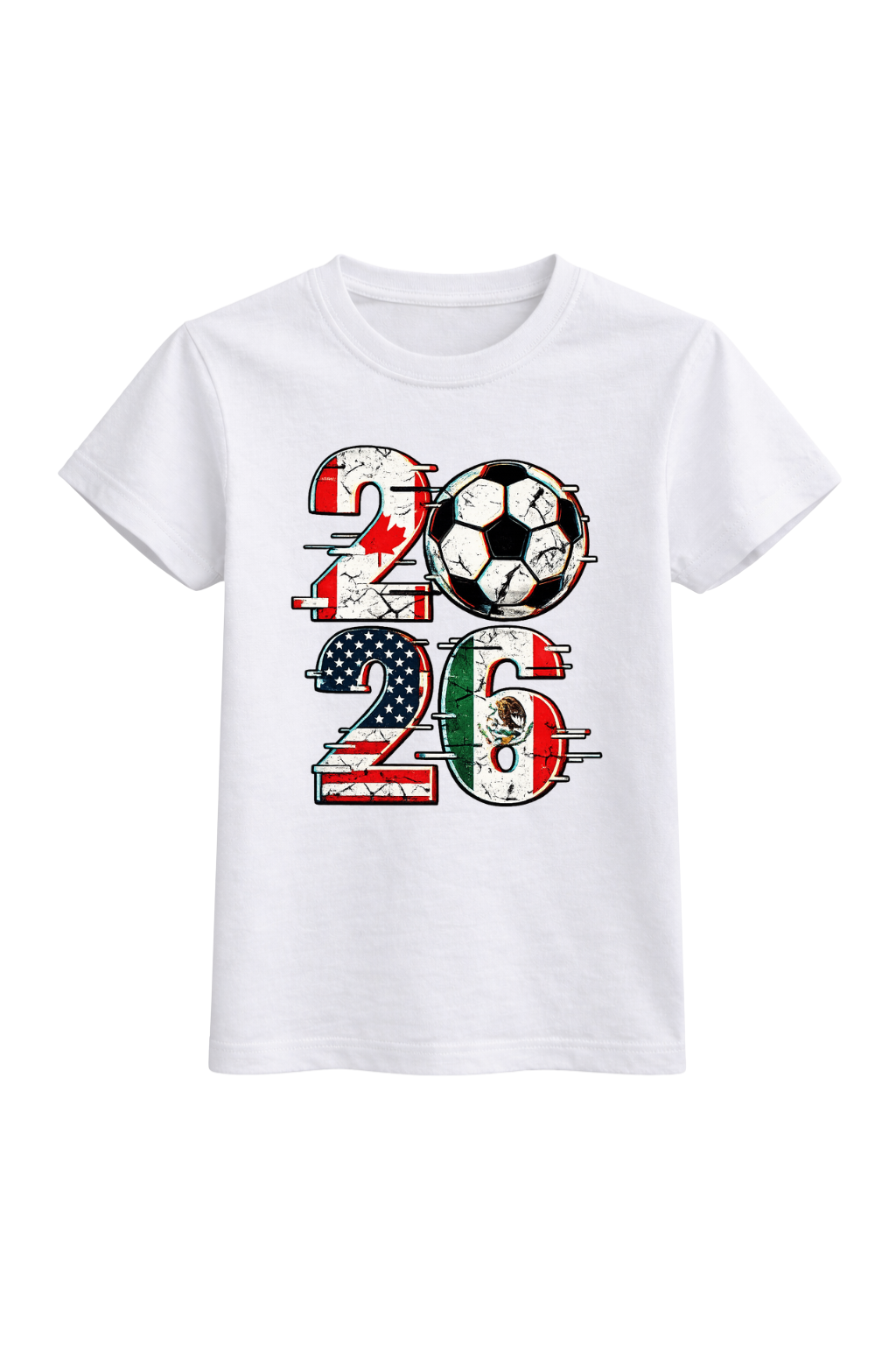 The 2026 Glitch Flag Block Tee