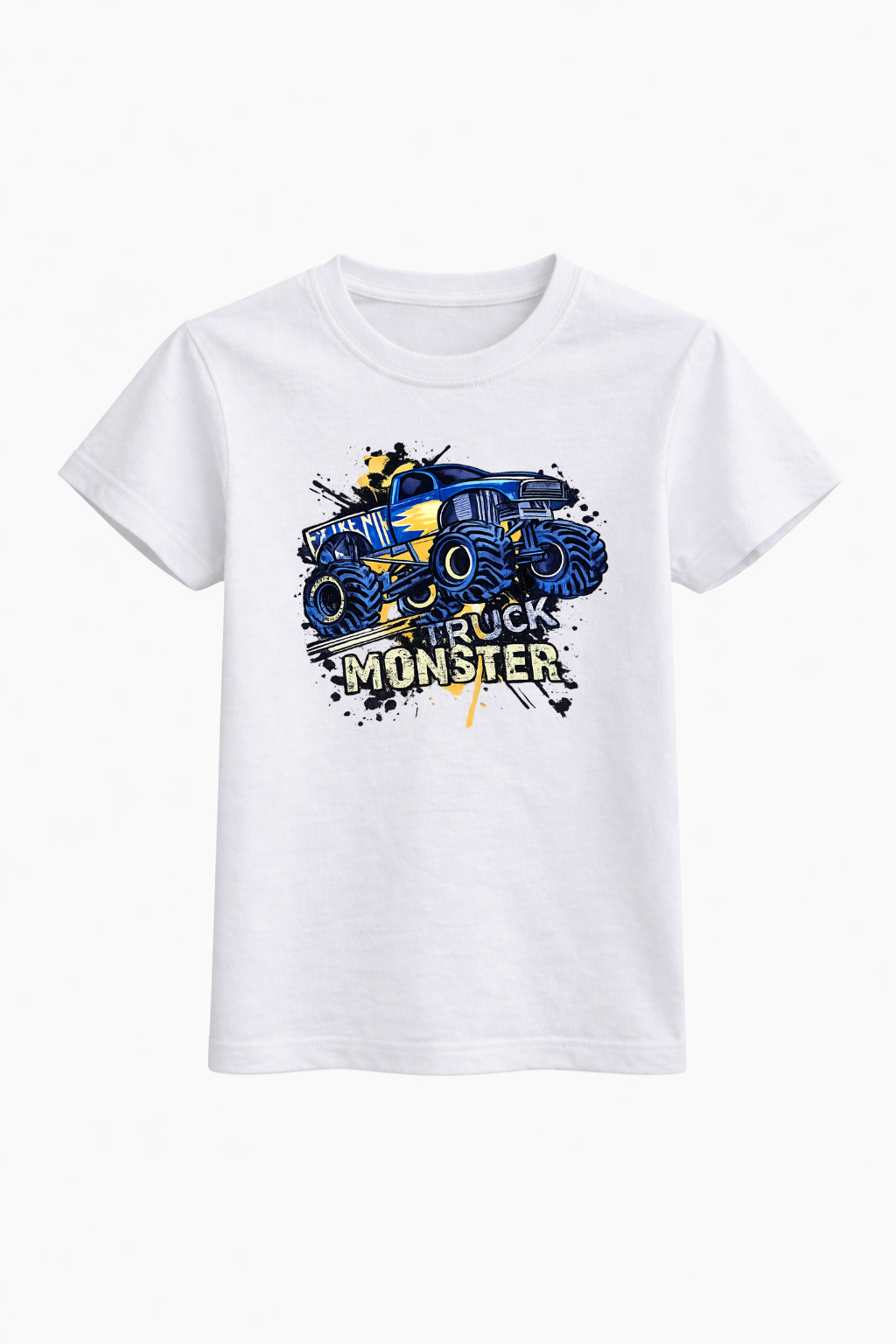 Mini Monster Truck Cotton Tee