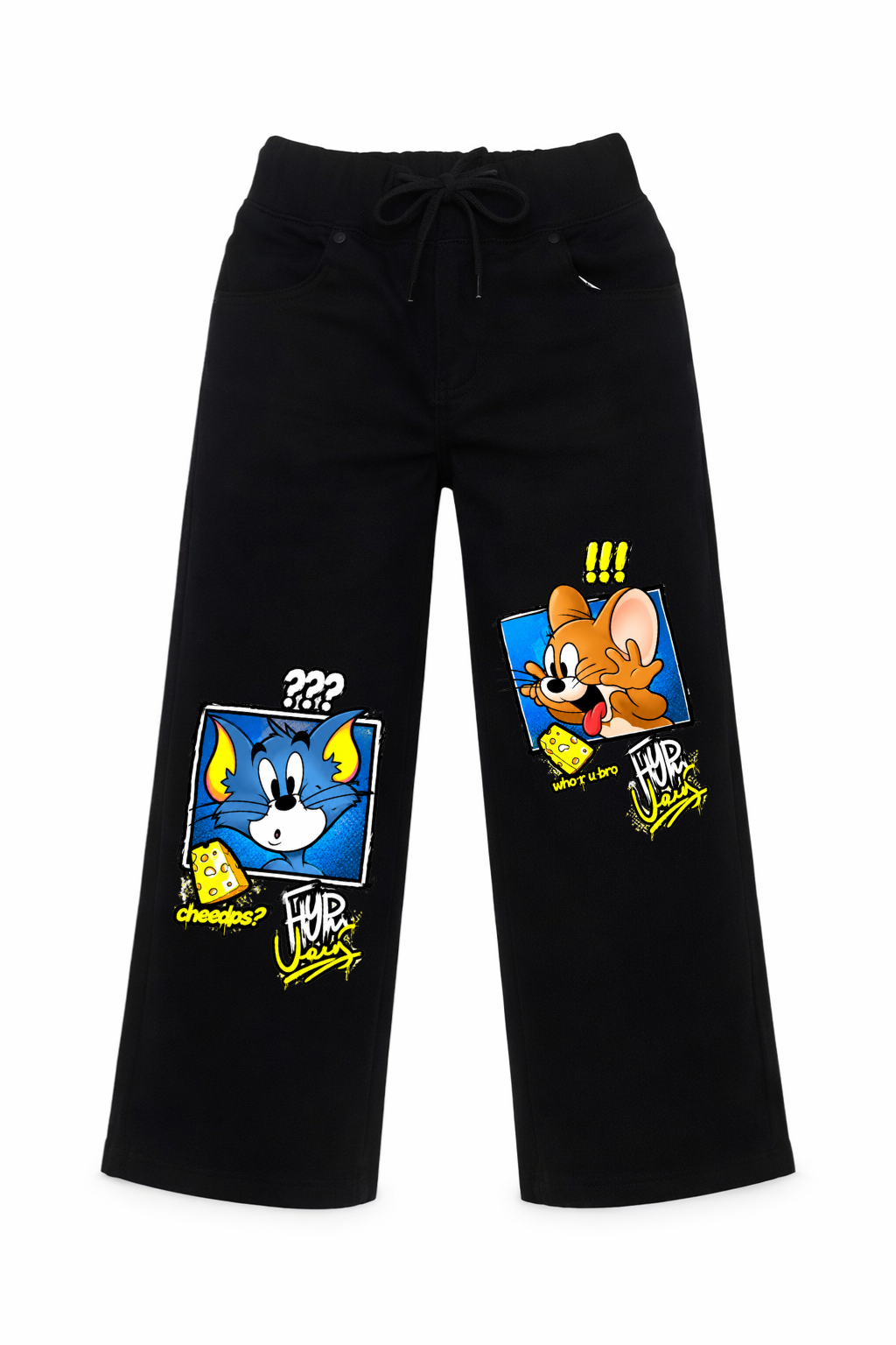 Tom & Jerry Cheese Chase Graphic Jeans