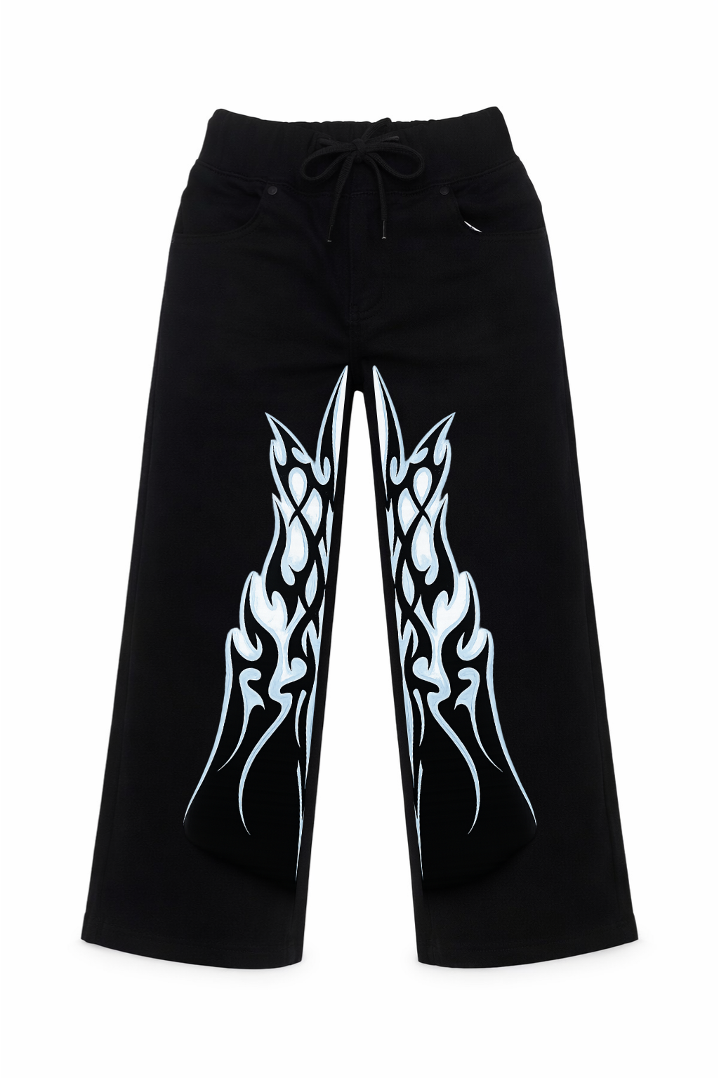 Midnight Flame Graphic Jeans