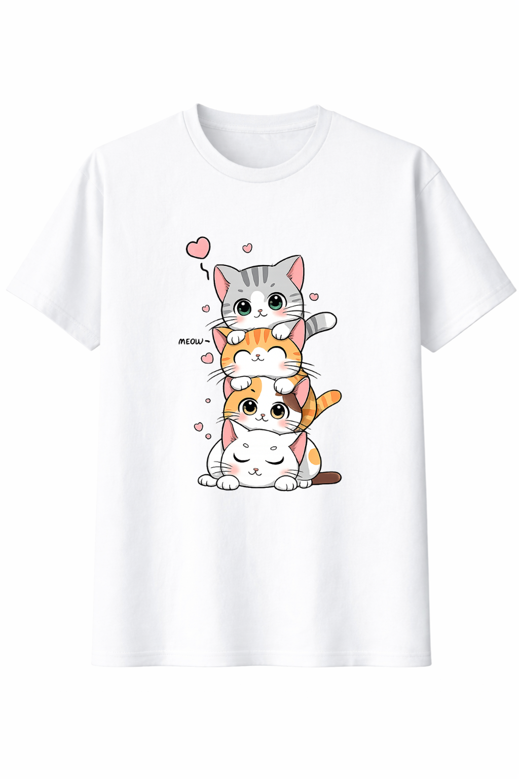 Purrfect Stack Graphic Tee