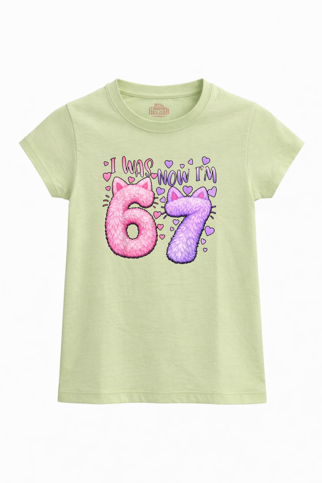 I Was 6 Now I’m 7 Princess Birthday Tee