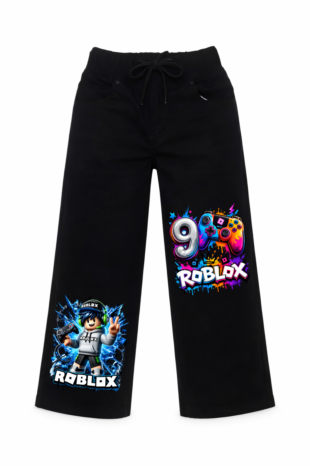 Roblox Gamer Energy Explosion Graphic Jeans
