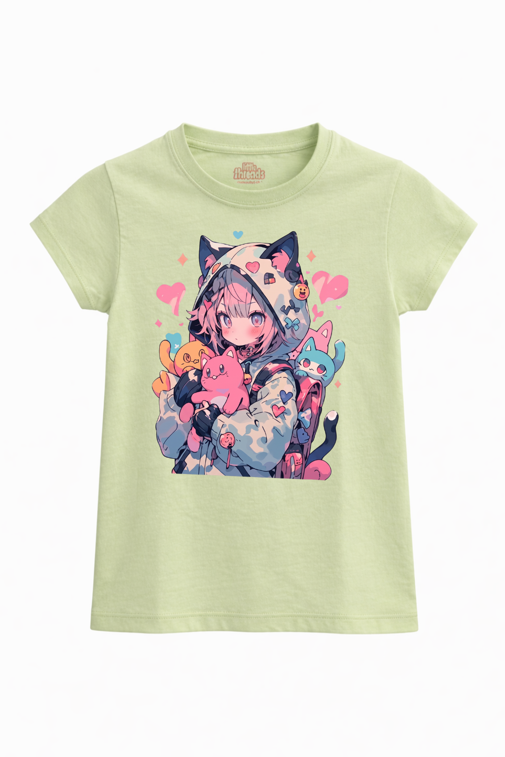Kawaii Cat Girl Tee