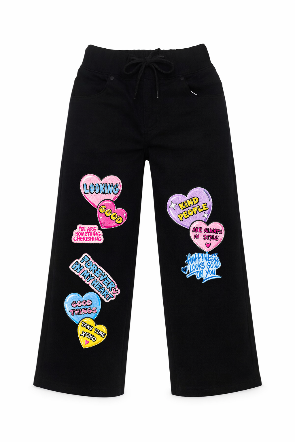 Kind Hearts Wide Leg Jeans