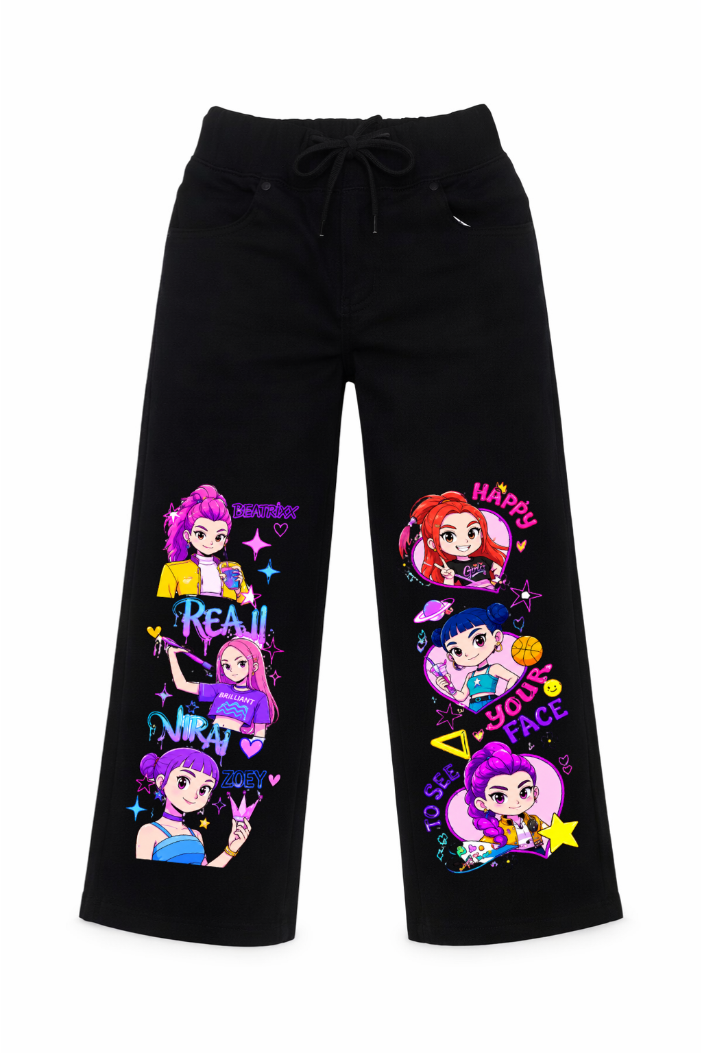 Beatrix & Friends Pop Star Wide Leg Jeans