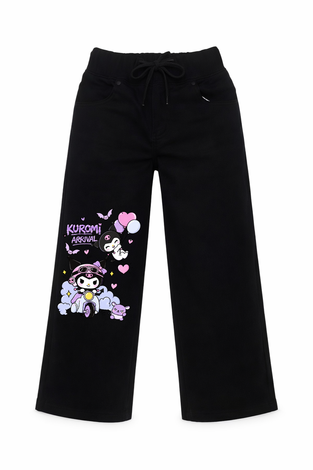 Kuromi Arrival Rider Wide Leg Jeans