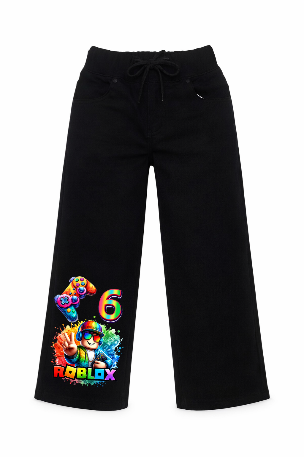 Roblox Gamer Style Graphic Jeans