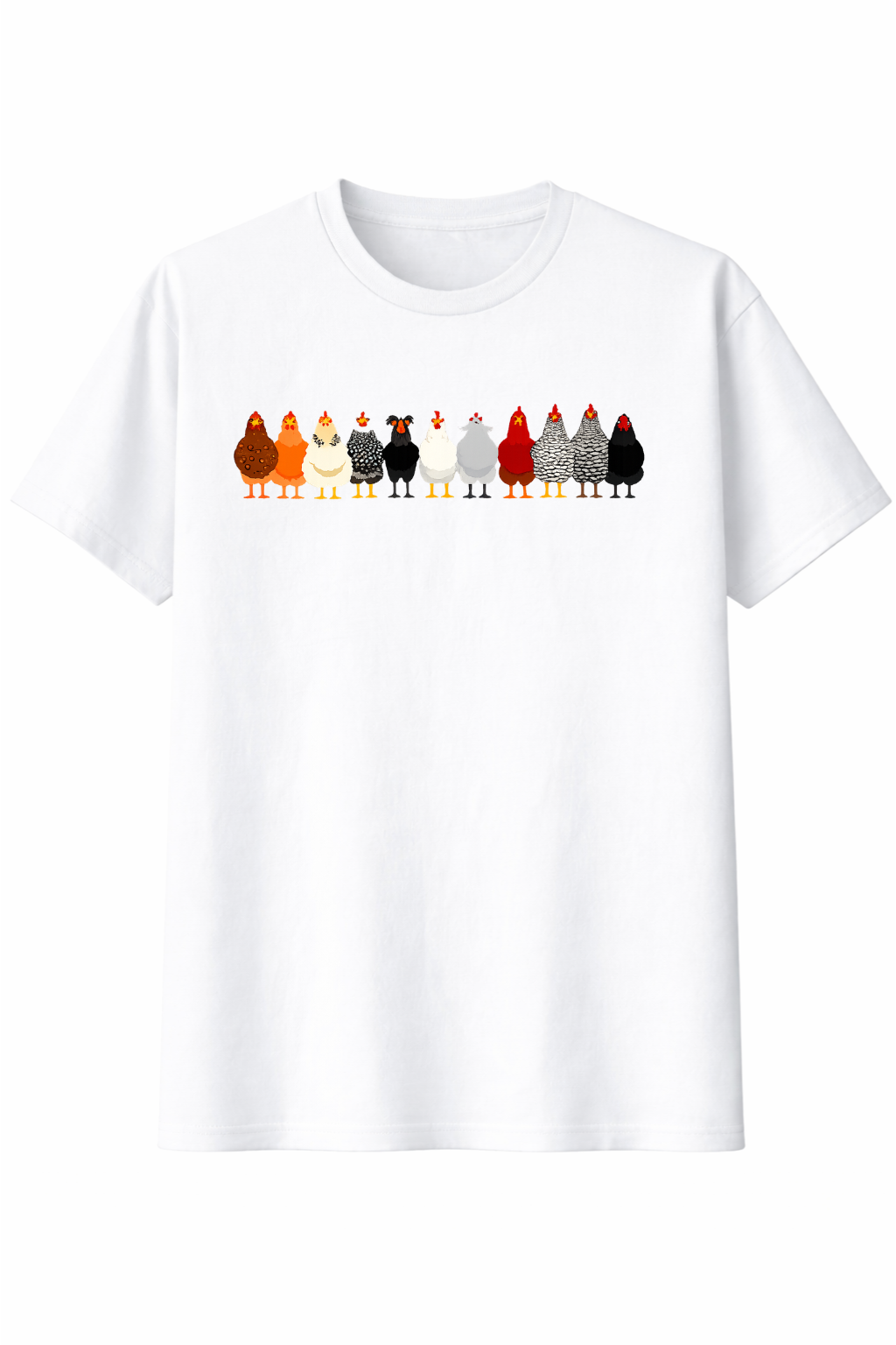 Cute Hens Line Tee