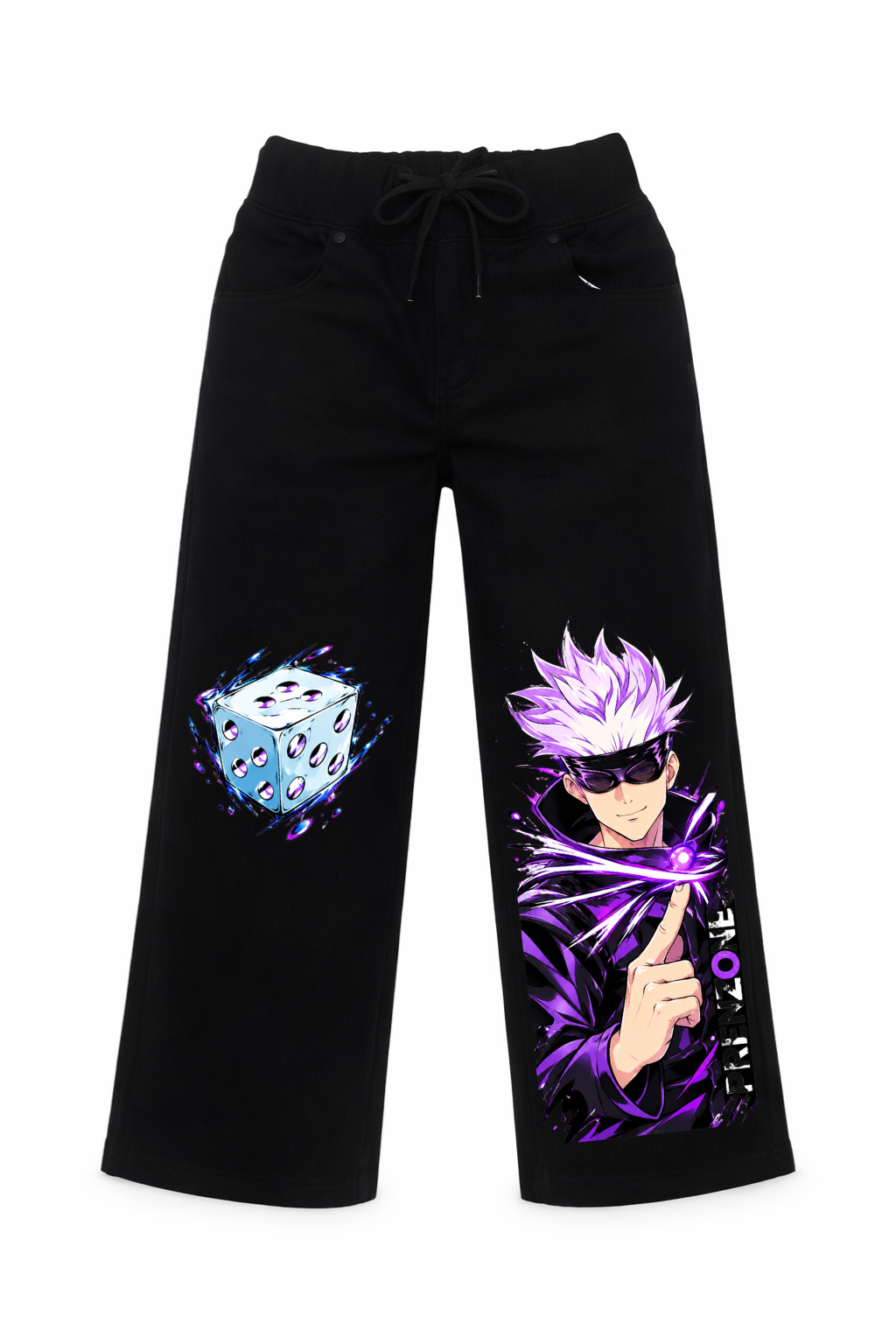 Gojo Dice Domain Graphic Jeans