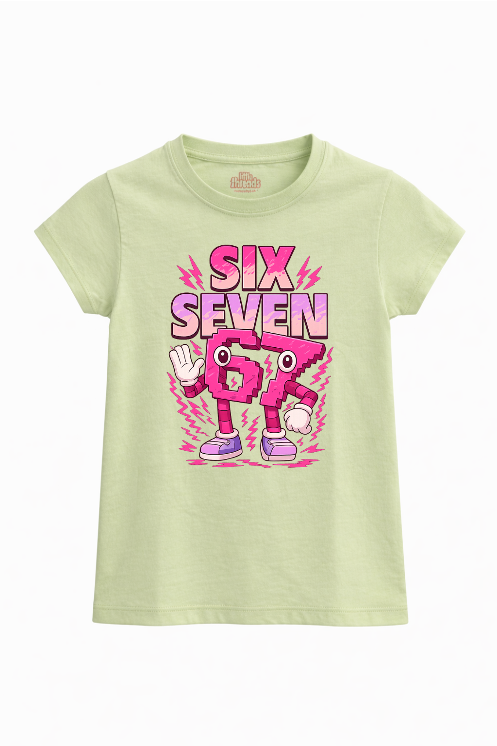 Six Seven 67 Pink Graphic Tee