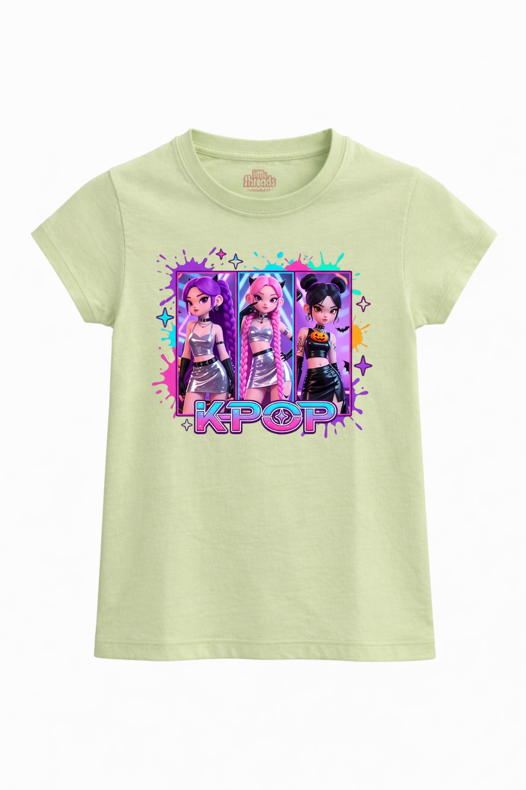 K-Pop Neon Queens Tee