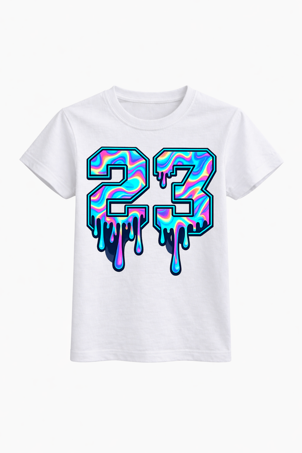 Two Three Digital Paint Print Tee