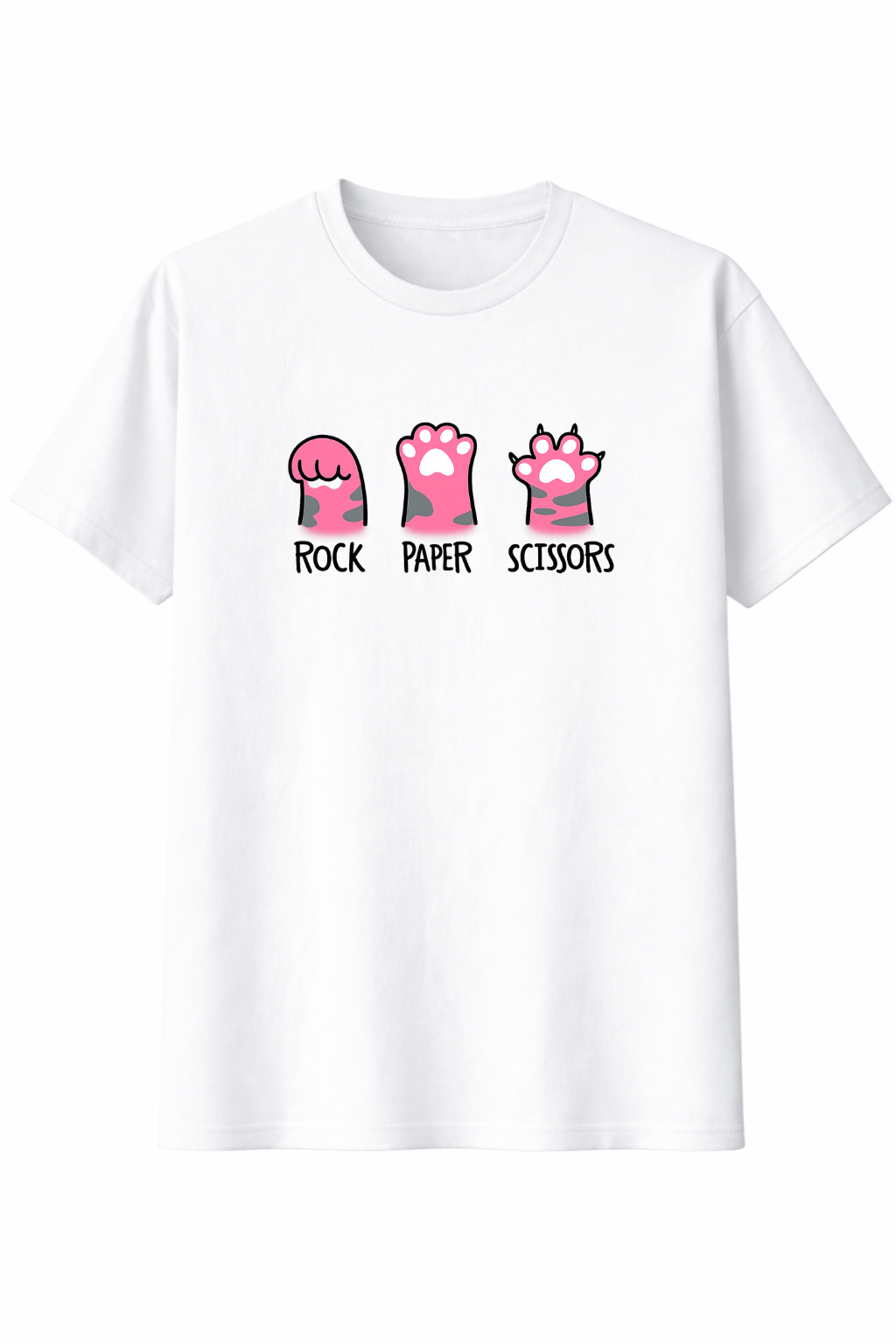 Rock Paper Scissors Graphic Tee