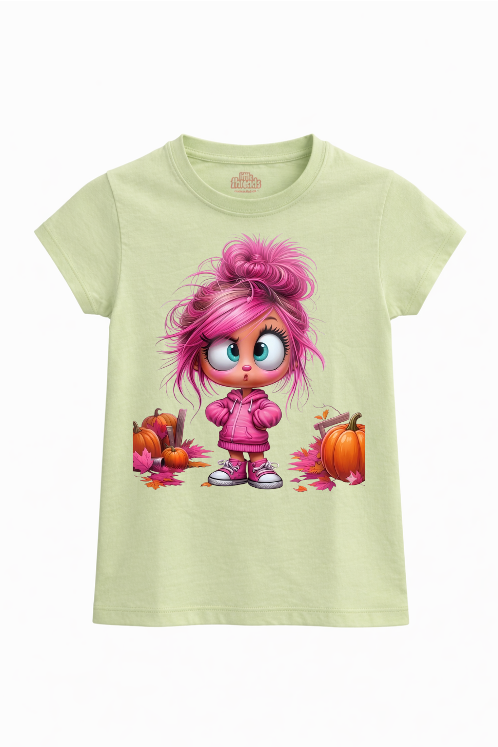 Pink Pumpkin Girl Tee