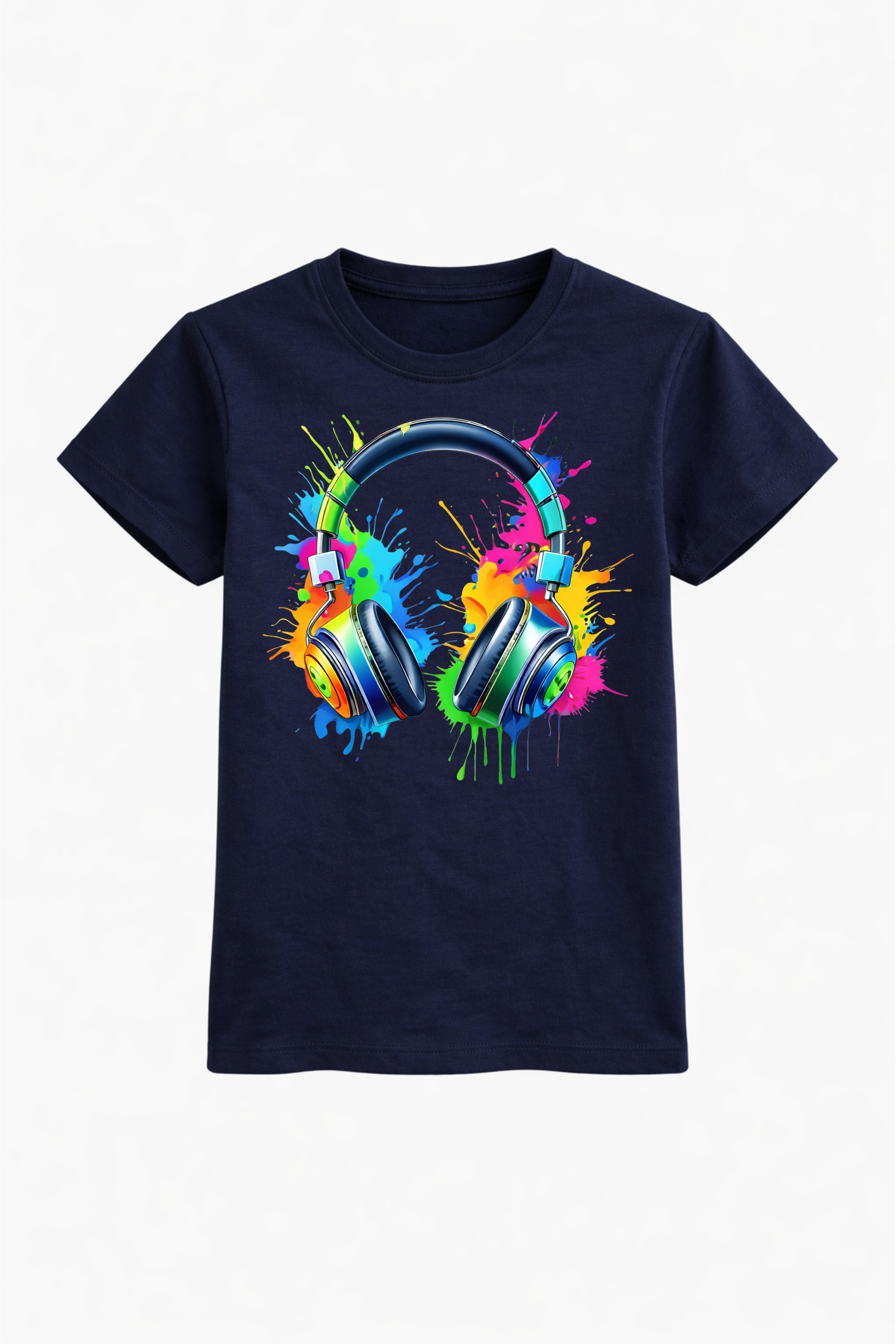 Graffiti Style Headphones Tee
