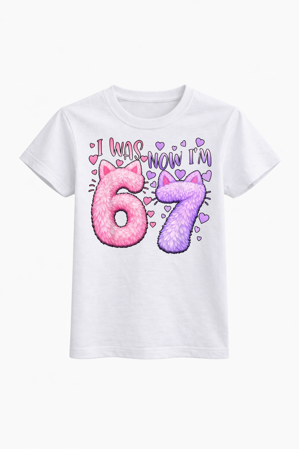 I Was 6 Now I’m 7 Princess Birthday Tee