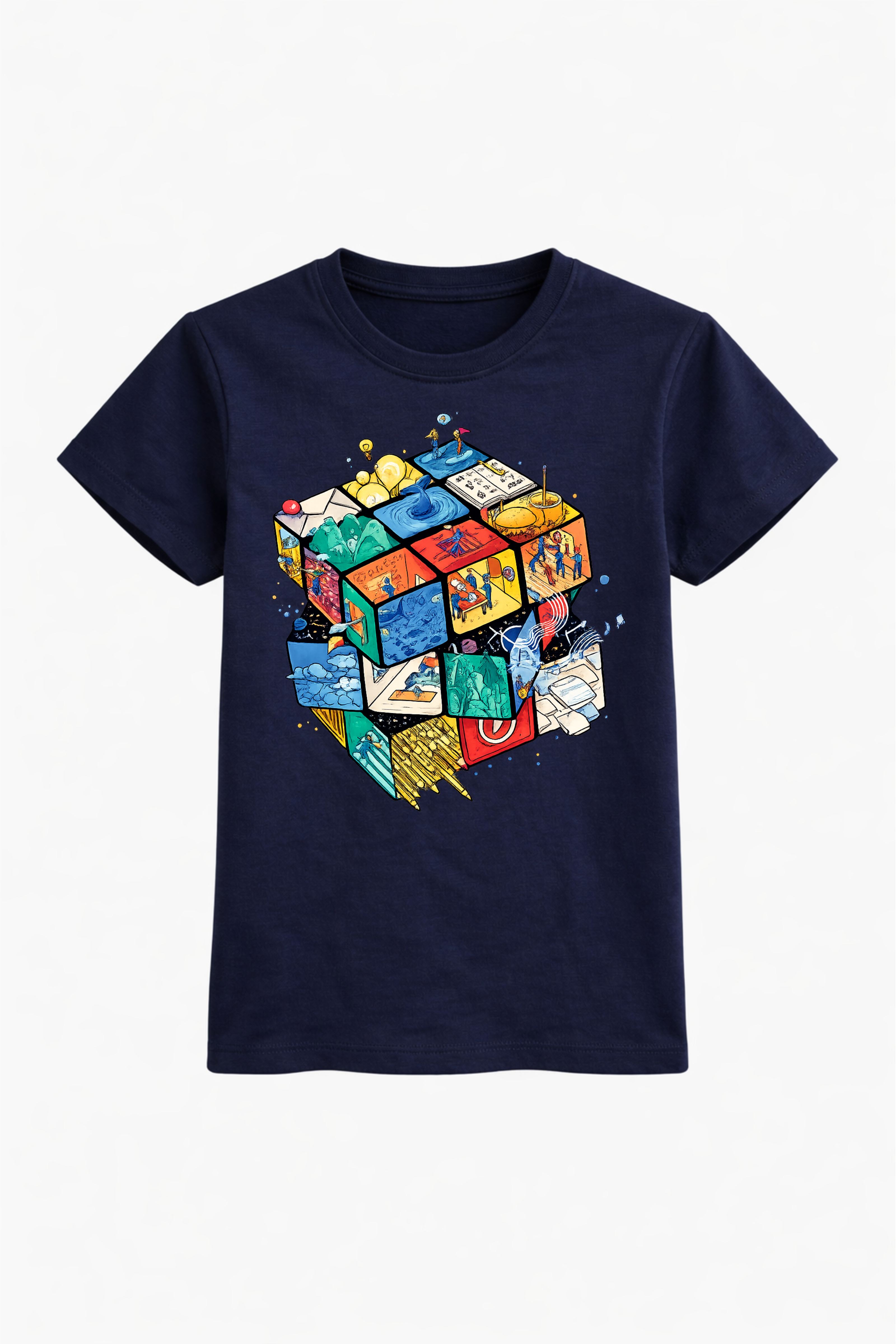 Creative Cube Graphic Tee