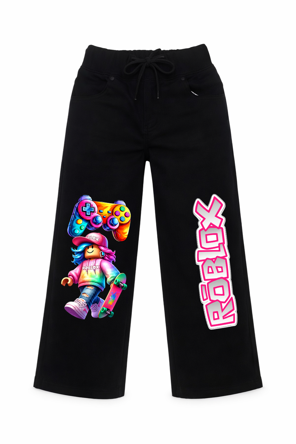 Skateboarding Roblox Graphic Jeans