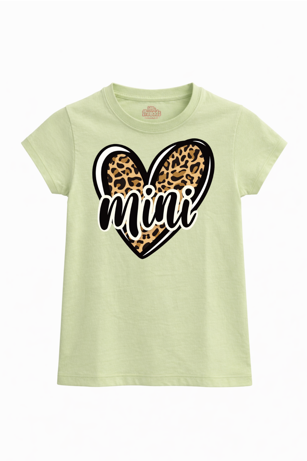 Mini Leopard Heart Tee