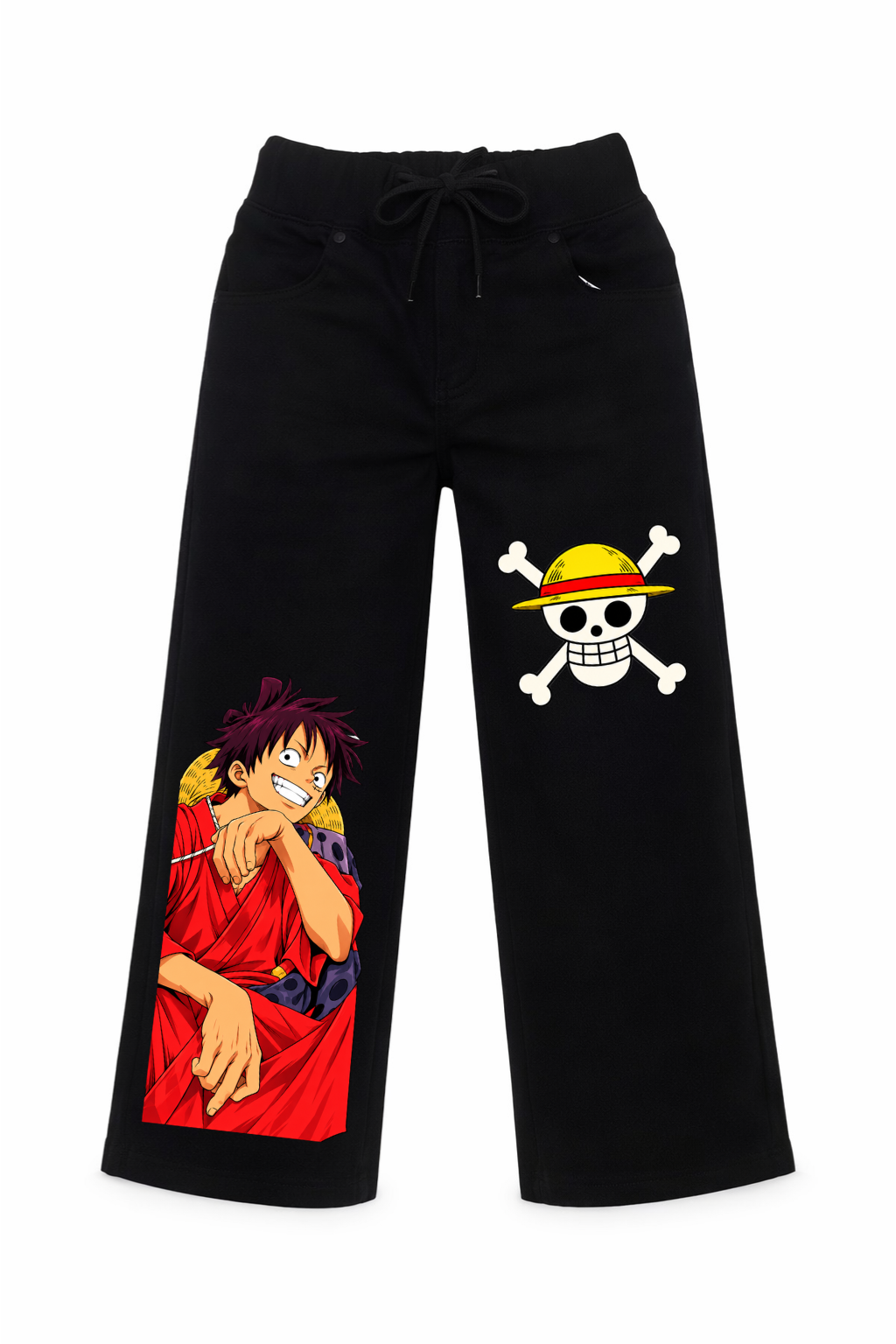 Luffy Red Voyage Graphic Jeans
