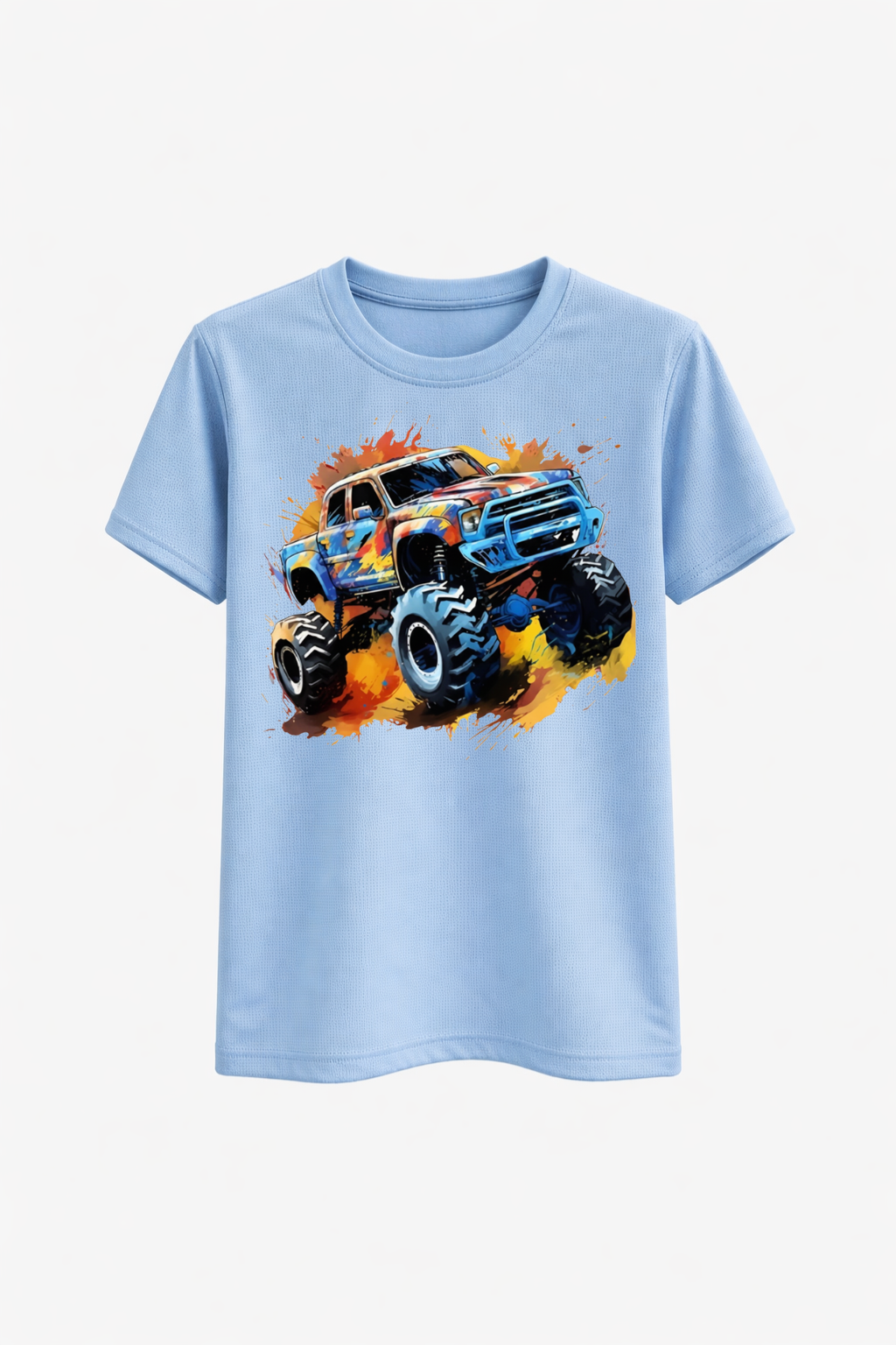 Color Blast Monster Truck Tee