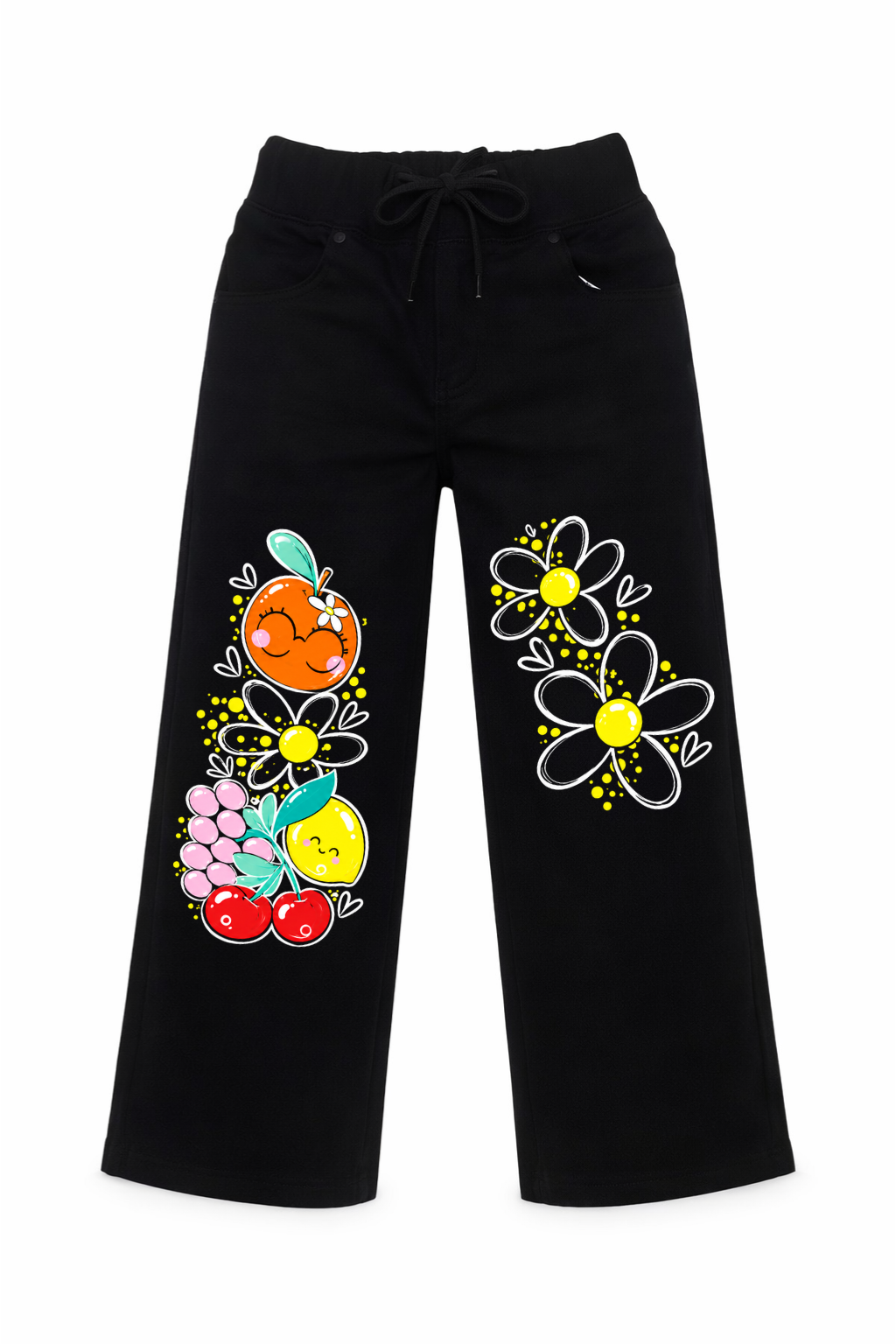 Fruity Daisy Wide Leg Jeans