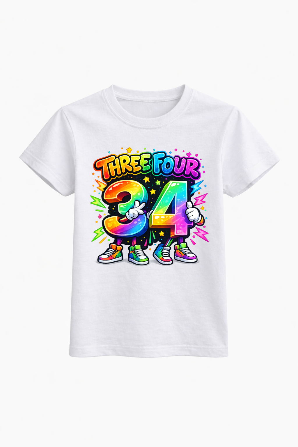 Three Four Friends Birthday Tee