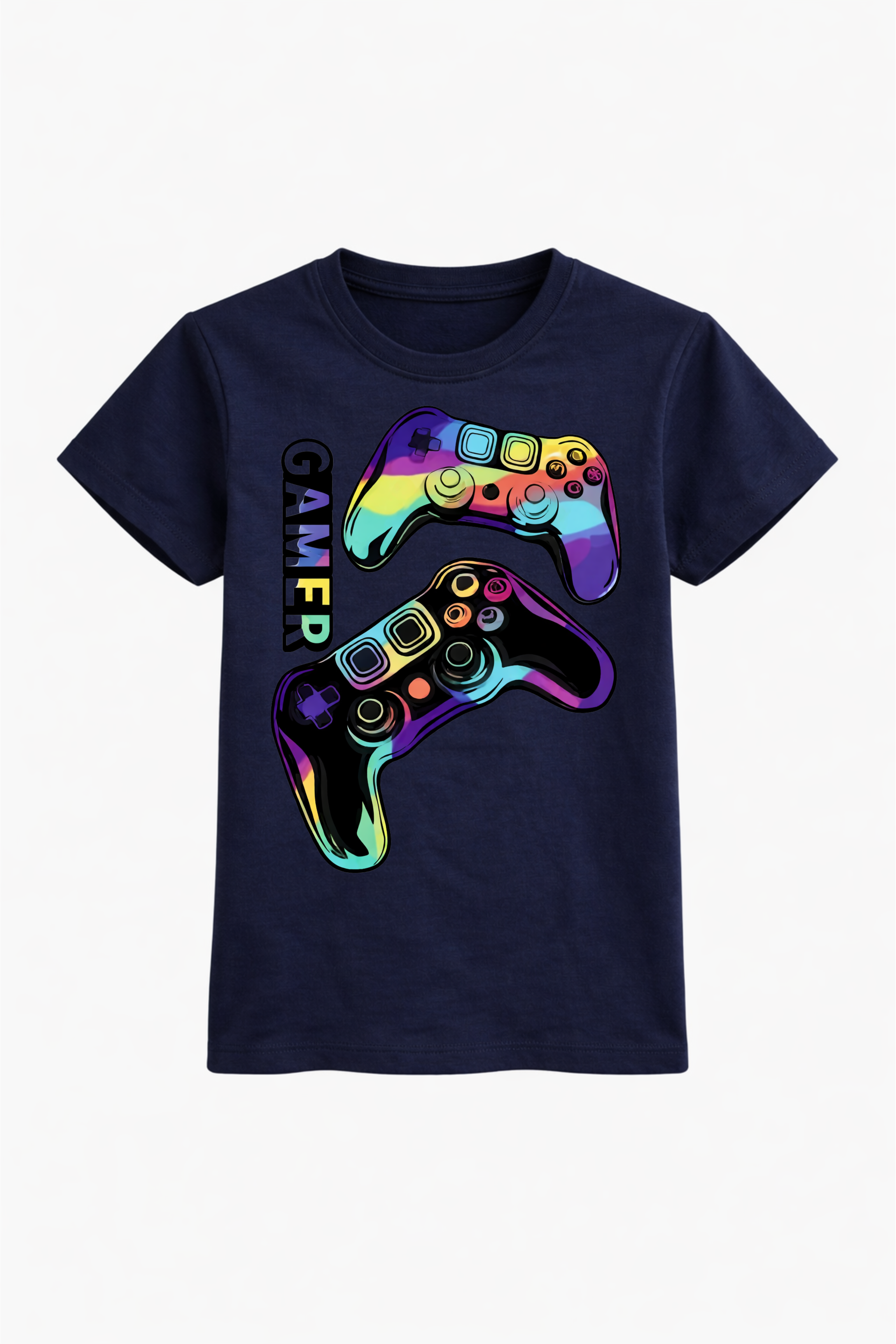 Neon Gamer Controllers T-Shirt