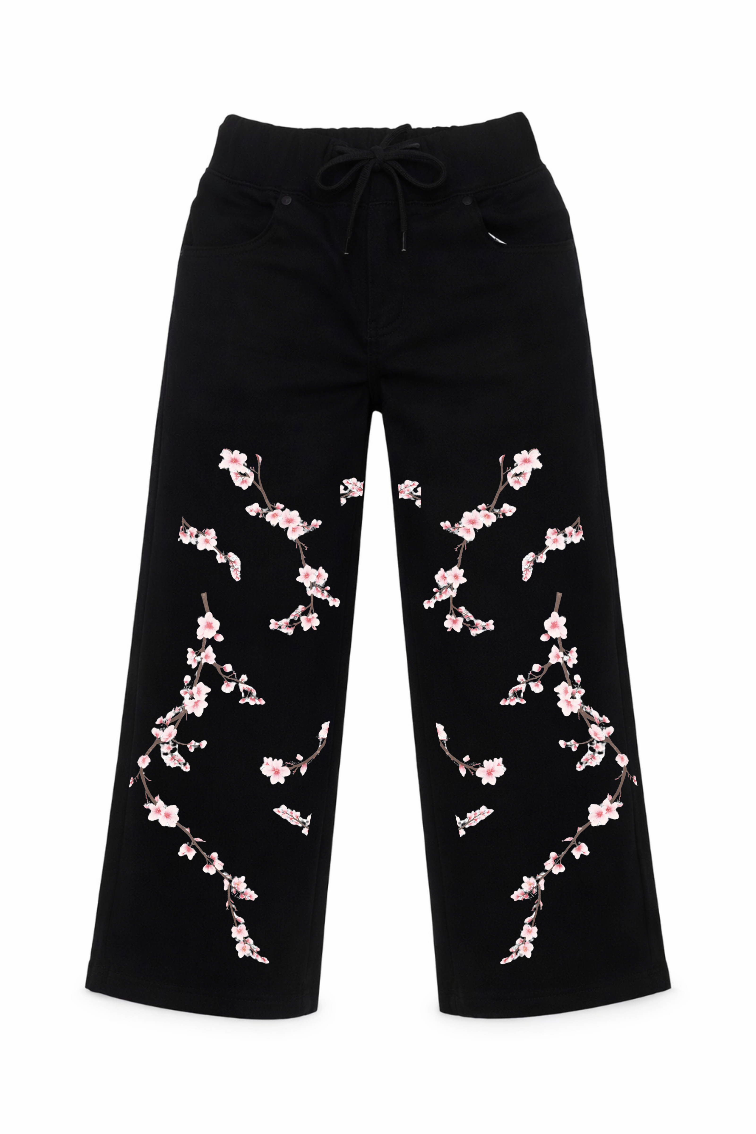 Cherry Blossom Wide Leg Pants
