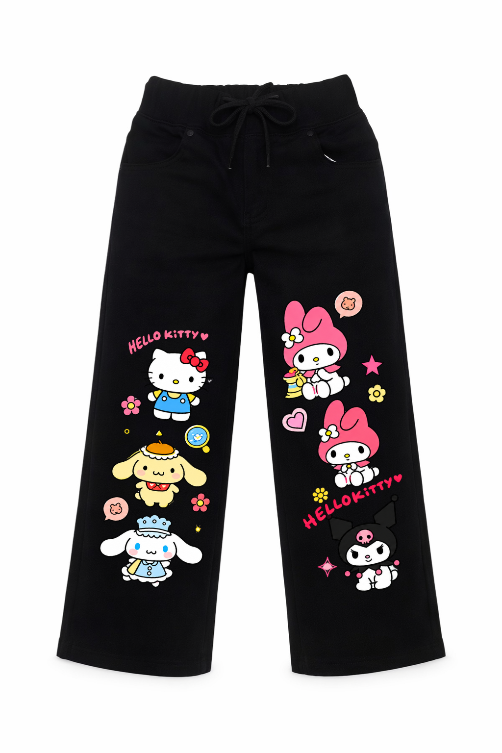 Sanrio Sweet Friends Wide Leg Jeans