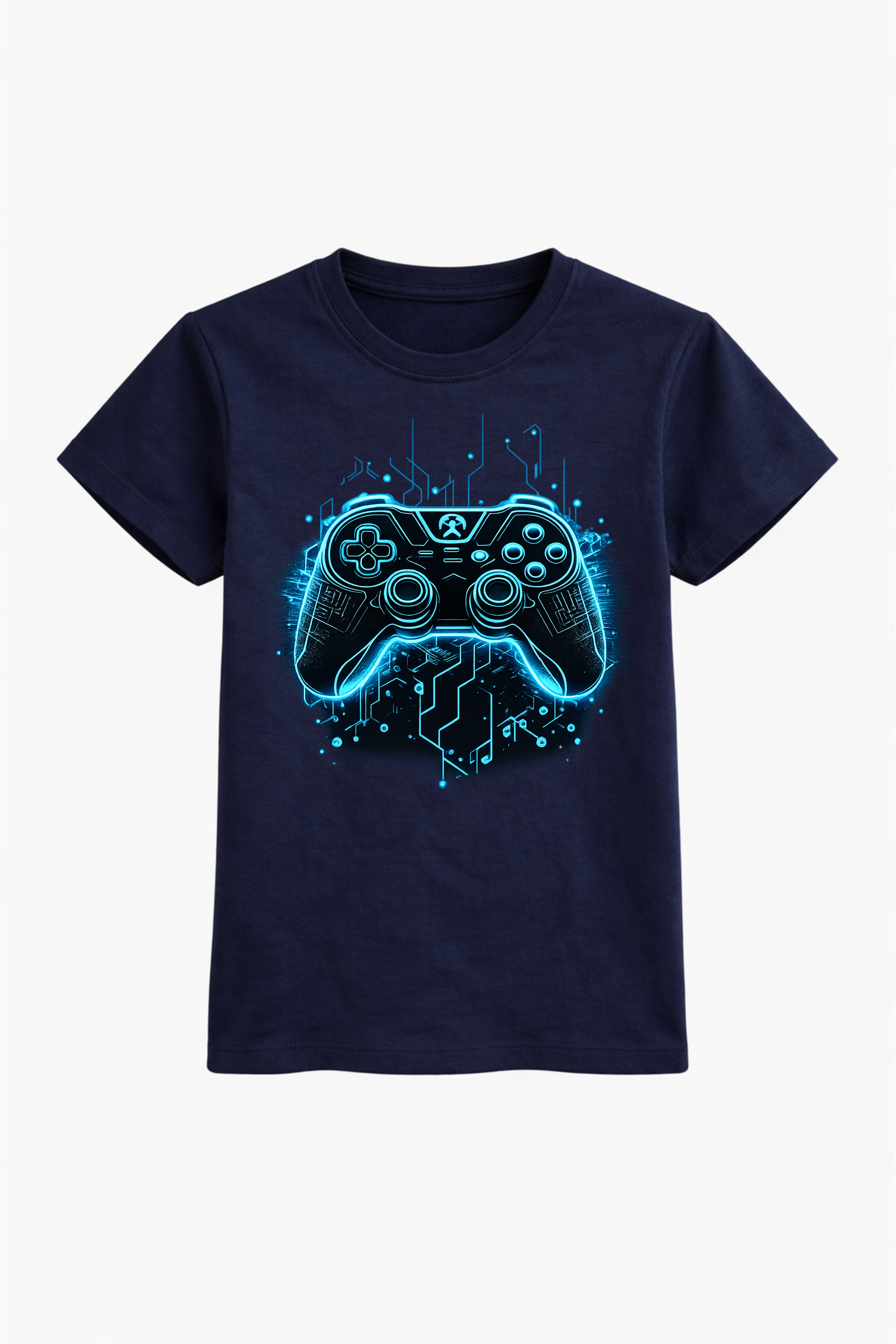 Luminous Blue 3D Graphic Tee