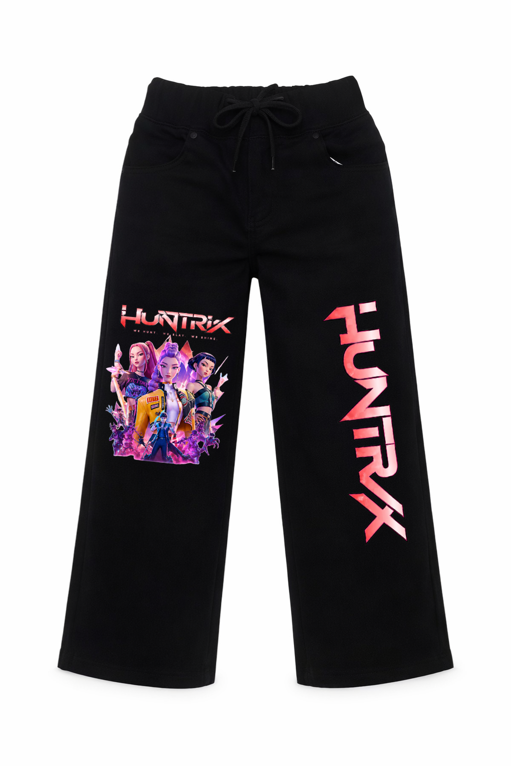 Huntrx Kpop Wide Leg Jeans