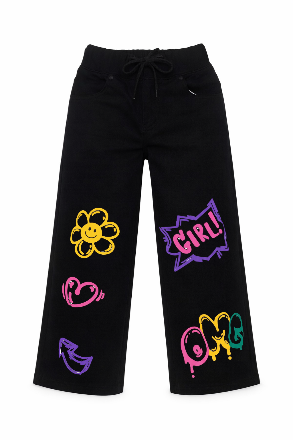 OMG Girl Wide Leg Jeans