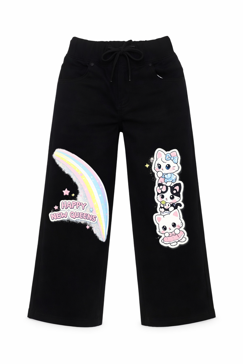 Rainbow Kitty Dreams Denim