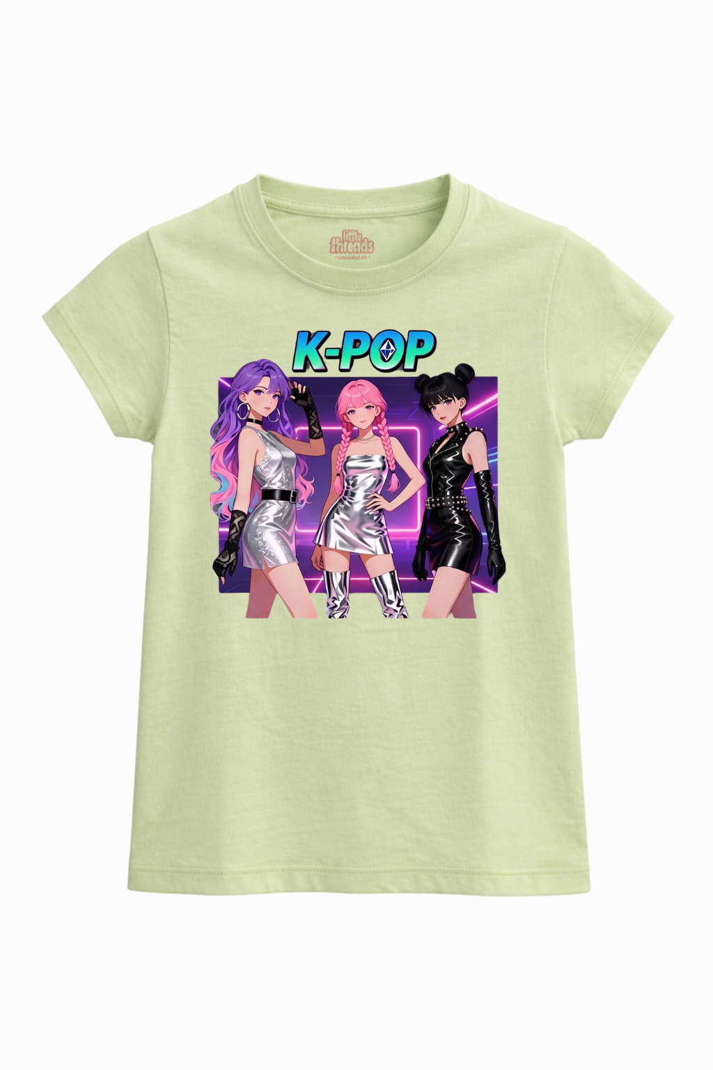 K-Pop Neon Queens Tee
