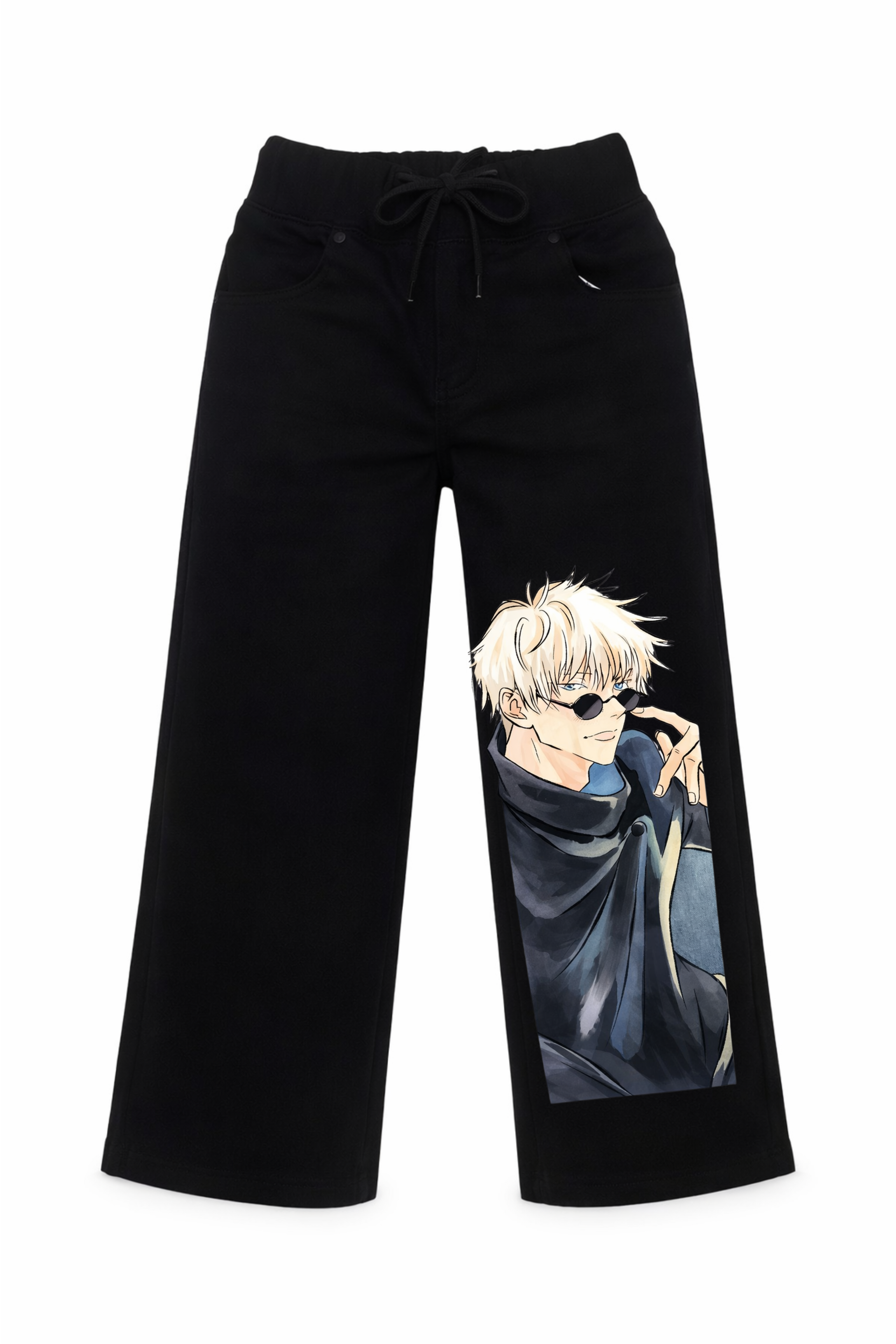 Anime Portrait Graphic Denim Jeans