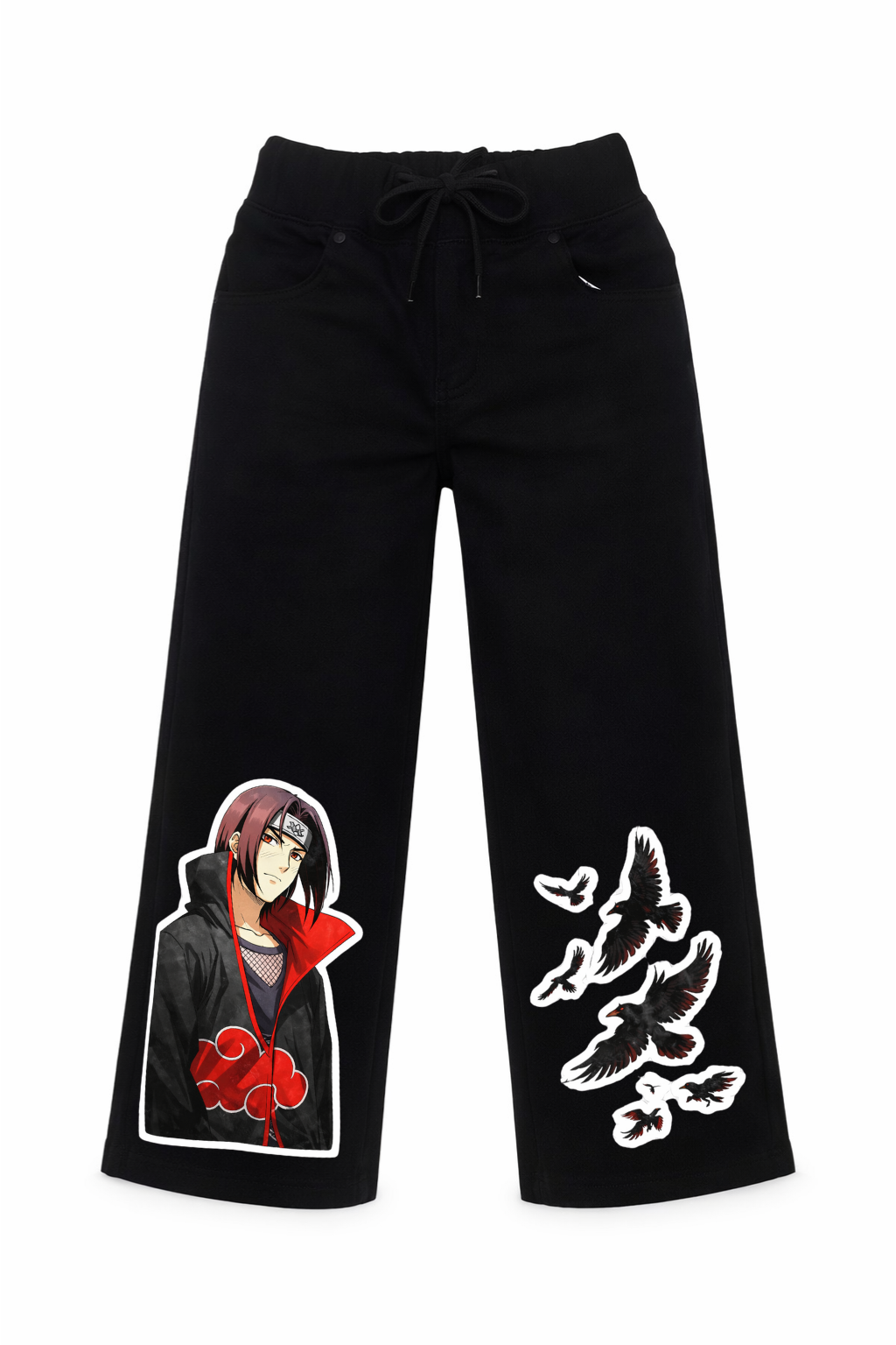 Crimson Shadow Denim Pants
