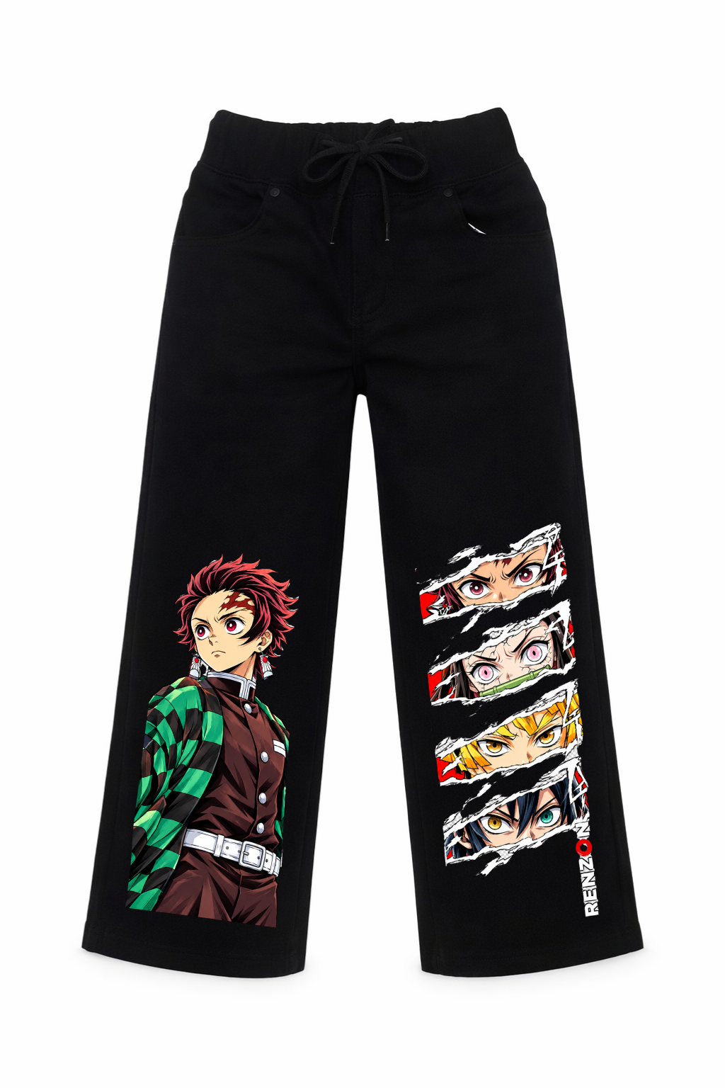 Tanjiro Kamado Demon Slayer Graphic Wide Leg Jeans