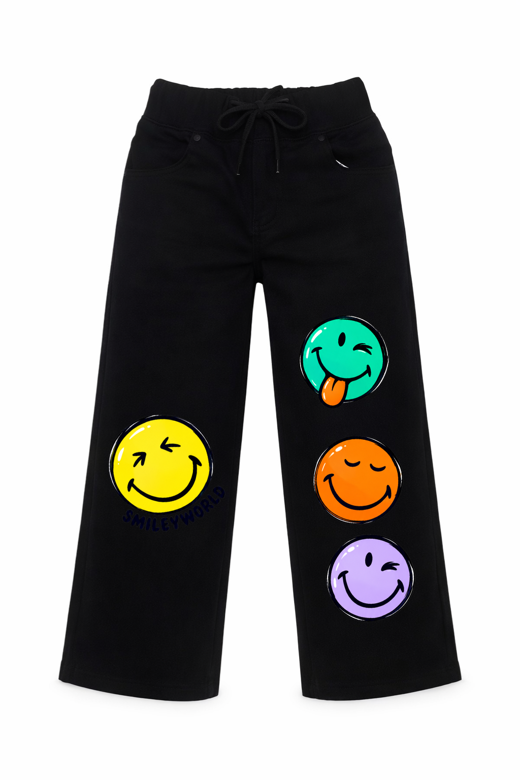 Smiley Pop Graphic Jeans