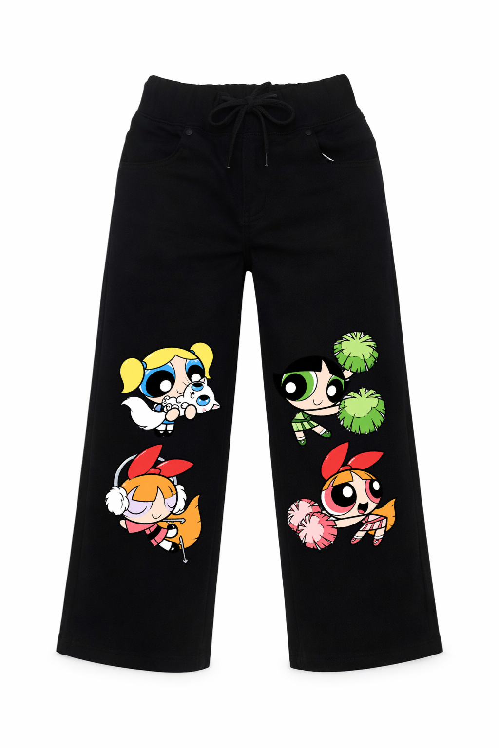 Powerpuff Cheer Squad Wide Leg Jeans
