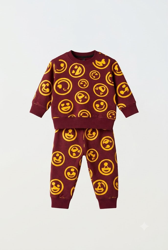 Smiley Fleece Suit