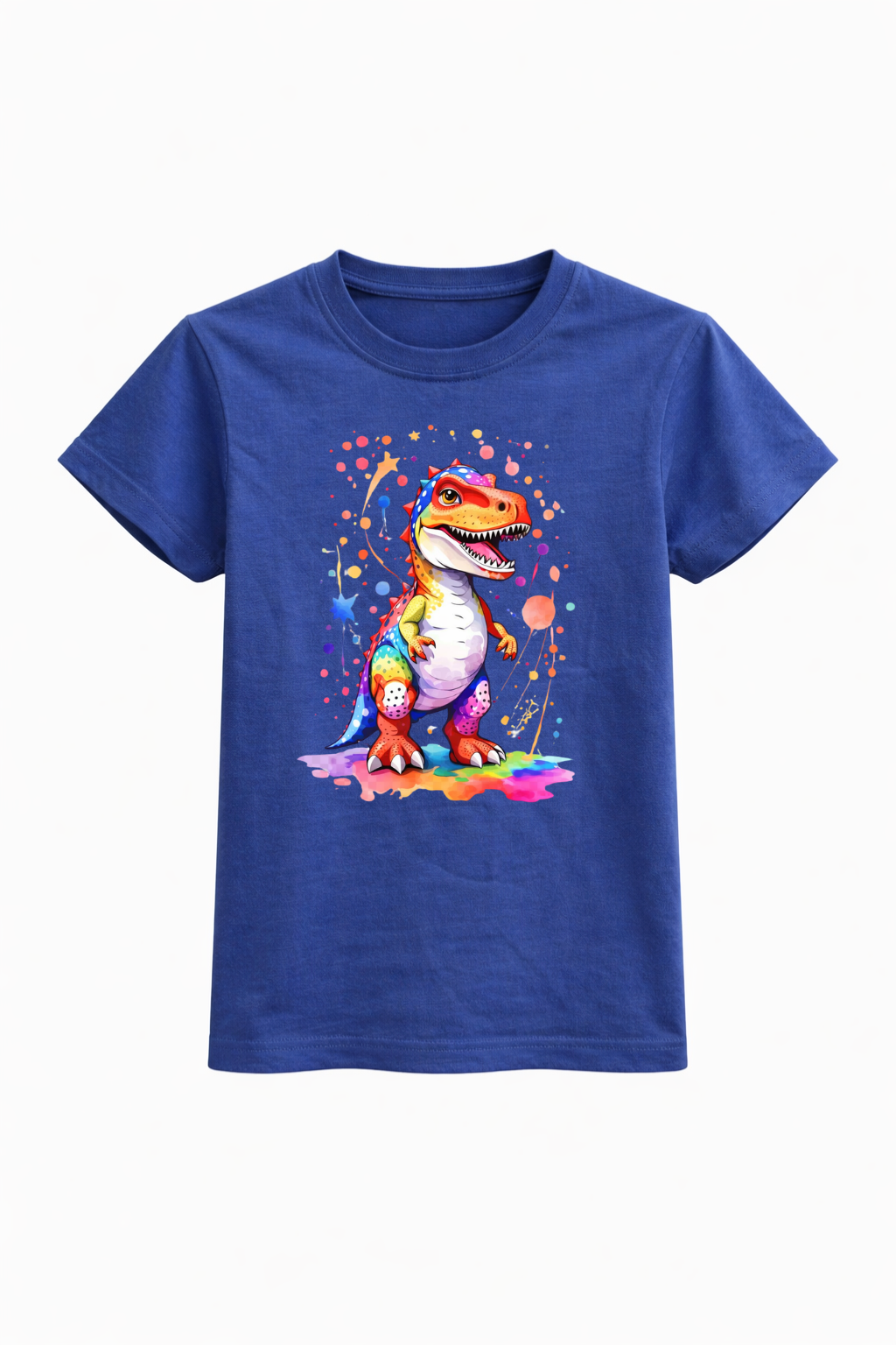 Rainbow Roar Dino Cotton Tee