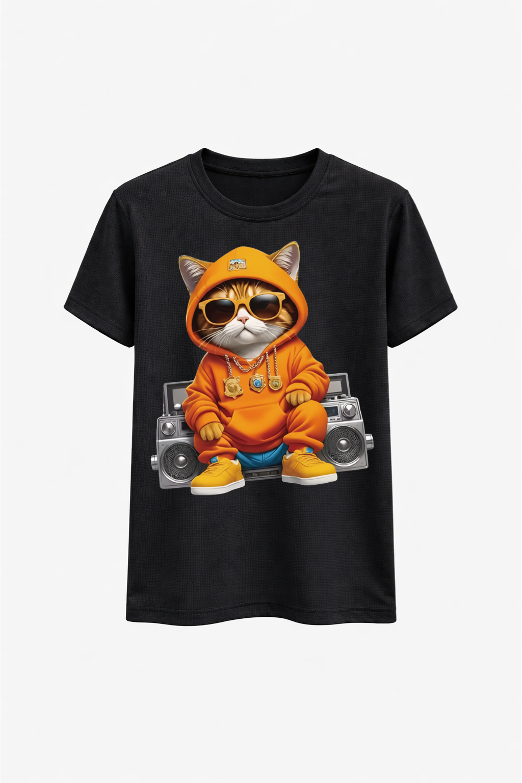 Hoodie Hustle Cat Tee