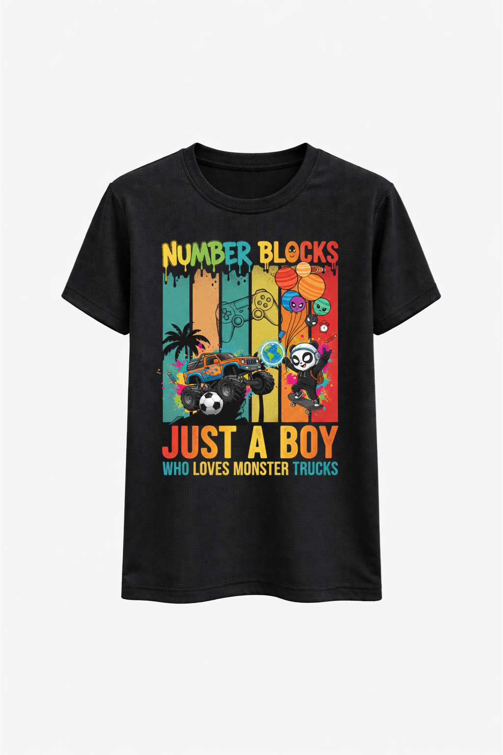 Monster Truck Boy Tee